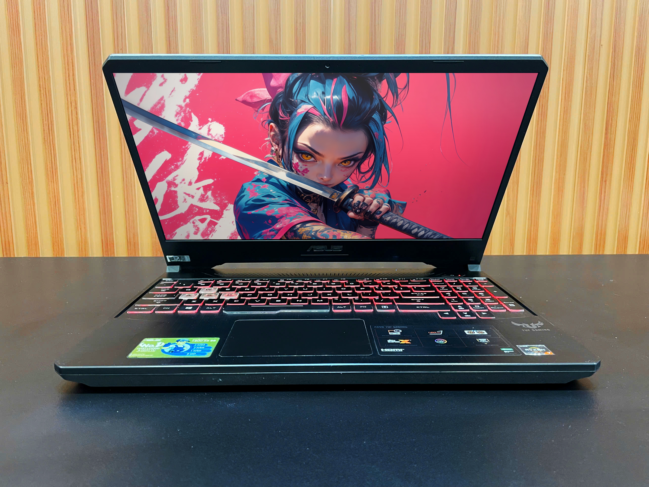 Laptop Gaming Asus TUF F5 - 15.6" IPS 120Hz / Ryzen 7 3750H / GTX 1660 Ti / 16G / 512G (2nd)